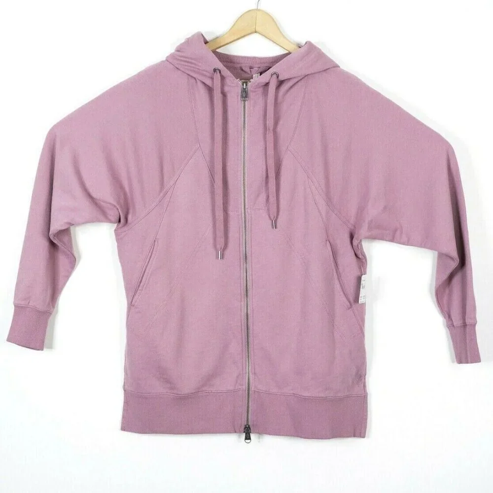 Free People Full Zip Oversized Hoodie Sweatshirt - Picture 1 of 8